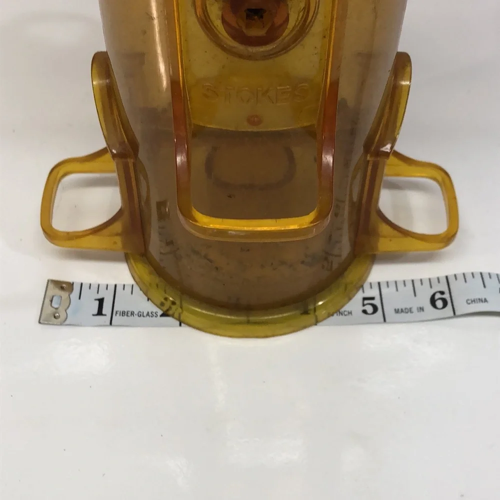 Stokes Select Plastic Tube Bird Feeder: Yellow